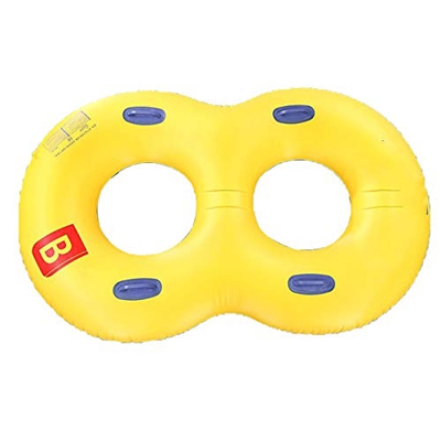 JSJE Piscina flotadores, Flotante Inflable Silla Tumbona Agua Hamaca Anillo de la natación Balsa, Interior y Exterior Bar Rest Camas Piscina Juguete p
