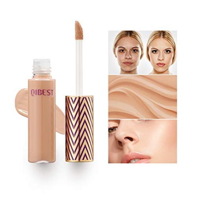 Mimore Maquillaje Corrector Líquido,Corrector Cover Liquid Matte Corrector de cobertura total, Corrector de color brillante 24HR,Impermeable,Corrector