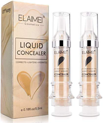 Corrector LíQuido 2 Pack, Corrector Mate De Cobertura Total, Corrector Suave Y Duradero Corrector Impecable De Base Para La Cara, Ojos, Ojeras, Mancha características