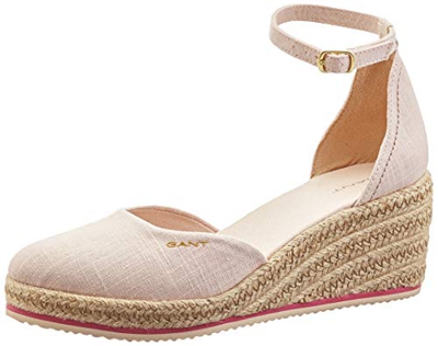 Gant Wedgeville, Sandalia con Pulsera para Mujer, Rosa (Seashell Pink G57), 40 EU
