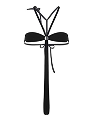 iiniim Mini Micro Bikini Exotic para Mujer Sexy Ropa de Baño Sujetador Halter Traje de Baño Playa Body Abierto Ropa de Dormir Lencería Erótica Bodysui en oferta