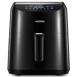 Aicook 5.5L Freidora sin Aceite (Gran Digital LED Panel), 1700W Freidora de Aire con 6 Programa, Temperatura y Tiempo Ajustable, Freidora Aire Calient precio