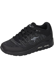 KangaROOS Kanga X 5000, Zapatillas Unisex niños, Negro (Jet Black/Steel Grey 5003), 28 EU en oferta
