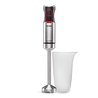 Solac Pro 1000 Batidora de mano, W, Acero inoxidable