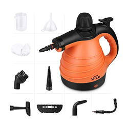 SIMBR Limpiador a Vapor de Mano, Vaporeta de Limpieza Hogar 1050W, Limpiador portátil de Usos Múltiples con Tanque de 350mL, 9 Accesorios para Baño, C en oferta