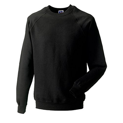 Russell - Sudadera clásica Modelo Classic Hombre caballero (XS/Negro)