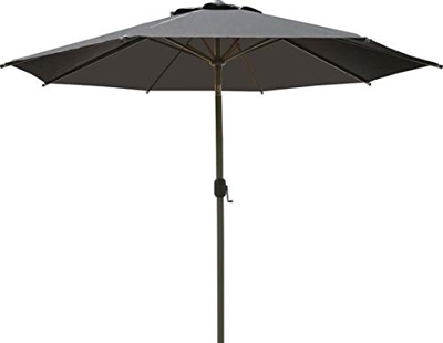 SORARA Palermo Parasol - Gris - Ø 300 cm - Inclinable