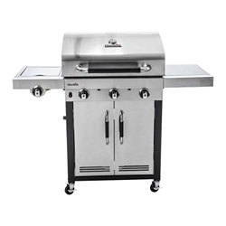 Char-Broil Advantage Series 345S Barbacoa de Gas con 3 Quemador Lateral, Acero Inoxidable, con placa de hierro fundido características