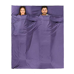 Yosoo Health Gear Sábana Saco de Dormir Doble, Ligero, Transpirable, Portátil Saco de Dormir, Sábana para Saco de Dormir para Acampada y Viaje precio