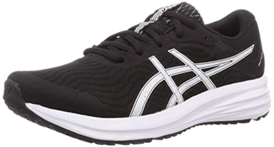 Asics Patriot 12, Sneaker Mens, Black/White, 43.5 EU