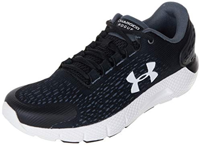 Under Armour GS Charged Rogue 2, Zapatillas para Correr Unisex Adulto, Negro (Black/Halo Gray/White), 39 EU