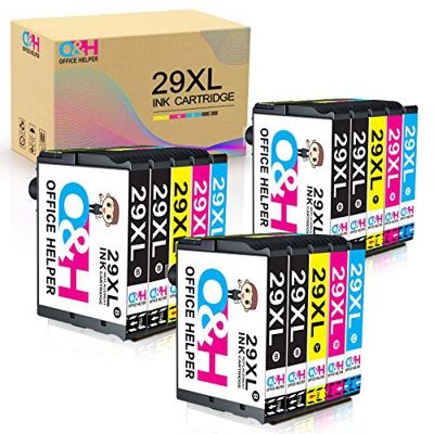 OFFICE HELPER Reemplazo de Cartucho de Tinta Compatible para Epson 29XL for Epson Expression Home XP-235 XP-245 XP-247 XP-330 XP-332 XP-335 XP-342 XP-