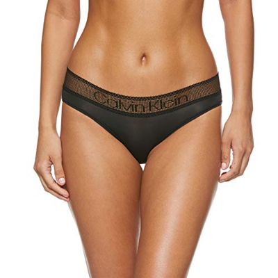 Calvin Klein Bikini Braguitas, Negro (Black 001), (Talla del fabricante: X-Small) para Mujer