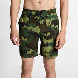 Hurley M Phantom Gallows Beachside Bañadores, Hombre, Medium Olive, 30 en oferta