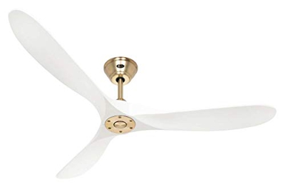 Casafan Ventilador de Techo Eco Genuino 315232 / 152cm / Motor latón Pulido DC bajo Consumo / 6 velocidades/Aspas Madera