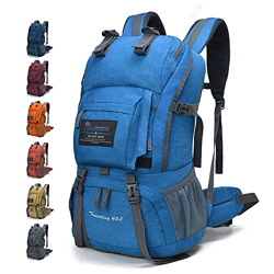 MOUNTAINTOP Mochila de Senderismo 40 litros Impermeable Mochila Trekking Mochila al Aire Libre Escalada Deporte Viajes Acampadas con Cubierta de Lluvi precio