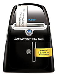 DYMO LabelWriter 450 Duo - Impresora de Etiquetas (Térmica Directa, 600 x 300 dpi, 71 Ipm, 56 mm, D1, Negro, Plata) en oferta