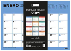 Detalles de la oferta de MIQUELRIUS - Calendario de Pared 2021 Chromat - Español, A3 420 x 296 mm con espacio para escribir y apuntar, Un color por mes MIQUELRIUS - Calendario de Pared 2021 Chromat - Español, A3 420 x 296 mm con espacio para escribir y apuntar, Un color por mes precio