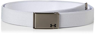 Under Armour Reversible Webbing Belt Cinturón, Mujer, Halo Gris/Blanco (014), Taille Unique