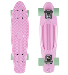 Star-Skateboards-60-RT-01-LPMT - Monopatín de Flamenco y Pimienta, Color Rosa y Verde características