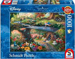 Schmidt Spiele 59636 Thomas Kinkade, Disney, Alice im Wunderland, 1000 Teile Puzzle, Bunt características