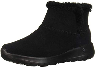 Skechers Performance On-The-Go Joy-Bundle Up, Botines Mujer, Negro (BBK Black Suede), 37 EU
