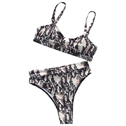 Bikinis Beachwear Summer Sale Fashion Ladies Set Bikini Push-Up Pad Sólido Traje de Baño Vendaje Traje de Baño Traje de Baño Ropa de Playa Talla Grand en oferta