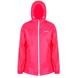Regatta Pack-it III Chaqueta con Capucha Impermeable, Transpirable, Sin Forro Y Ligera Jackets Waterproof Shell, Mujer, Neon Pink, 10 características