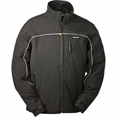 Caterpillar Cat/Chaqueta Modelo C440 Soft Shell para Hombre (Pequeña (S)) (Negro)