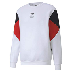 PUMA Rebel Crew Small Logo FL Sudadera, Hombre, Negro, 2XL precio