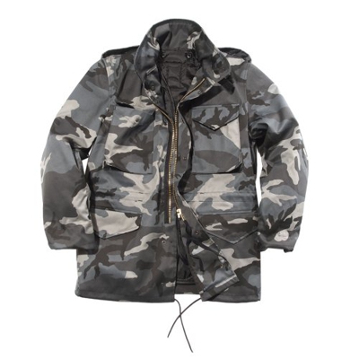 Mil-Tec clásico US M65 Chaqueta Dark Camo tamaño M