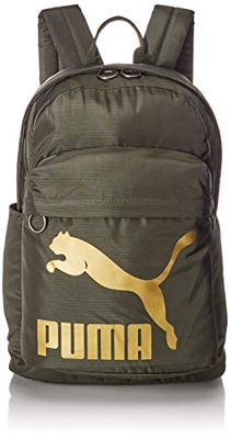PUMA Originals Backpack, Unisex Adulto, Forest Night/Gold, OSFA