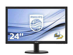 Philips 243V5LHAB/00 - Monitor de 24" con Altavoces (Full HD 1920 x 1080 Pixels, VESA, 1 ms, VGA, Conexión HDMI, con Altavoces) precio