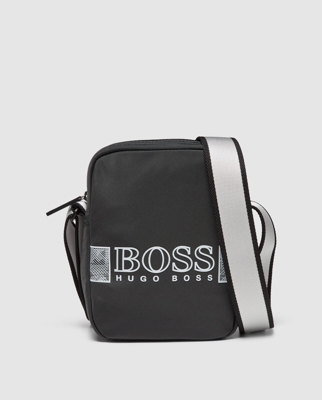 Hugo - Bandolera De Hombre En Gris Con Cremallera
