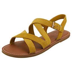 Toms Women Sicily, Sandalias para Mujer, Amber Gold, 39 EU características