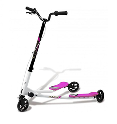 Fliker Bipatinete– Monopatín de 3 ruedas – Skateboard – Skate, ROSA precio