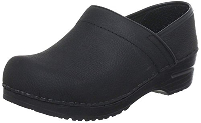 Sanita Prof. Textured Oil, Zuecos, Negro, 35 EU