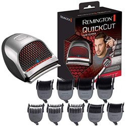 Remington QuickCut HC4250 – Máquina de Cortar Pelo, Cortadora de Pelo con Cable o Inalámbrica, Gris, 9 Peines Guía de 1,5 a 15 milímetros características