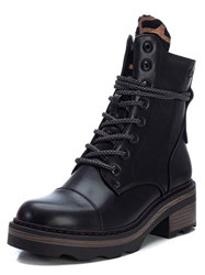 XTI - Botín Militar para Mujer - Color Negro características