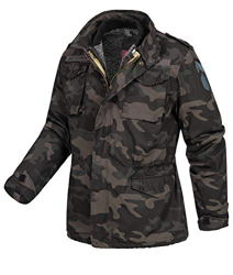 Surplus - Chaqueta con Cuello Mao de Manga Larga para Hombre, Talla 2XL, Color Multicolor en oferta