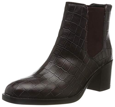 Clarks Mascarpone Bay, Botines Mujer, Marrón (Burgundy Burgundy), 38 EU