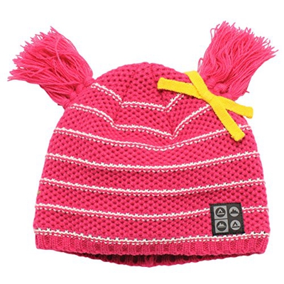 Dare 2b - Gorro Beanie de Invierno Modelo Precede para niñas (7-10 años) (Rosa Eléctrico)