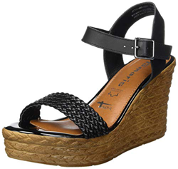 Tamaris 1-1-28037-24, Sandalia con Pulsera Mujer, Negro Black Lea Uni 008, 38 EU en oferta