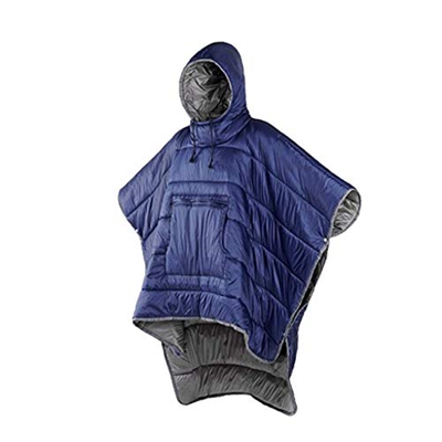 Adultos Solteros al Aire Libre Viajes de Invierno Hombres y Mujeres Capa vestible Dormir Interior Cálido Rocío portátil Camping Edredón Vino Rojo A +