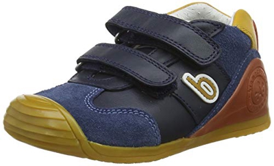 Biomecanics 191166, Zapatillas de Estar por casa Unisex niños, Azul (Azul Marino Y Azul (Sauvage Y Serraje) C), 21 EU