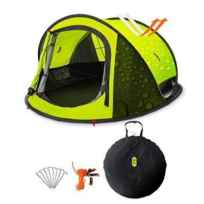 Zenph Tiendas de Campaña Familiares, Tienda de Campaña Instantánea Impermeable a Prueba de Lluvia para 2 Personas, Automático, Emergente Carpa, Refugi