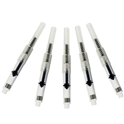 Zoohot Pluma estilográfica Convertidor de la tinta, Estilo de tornillo, Ajuste para Jinhao, Baoer, Pen, Duke Pluma fuente Y el 95% pluma china, Paquet