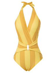 Bañador de Mujer Bikini Ropa de Baño de Una Pieza Cuello en V S CL010979-5 en oferta