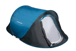 Dunlop Tienda de Campaña 2 Personas-Resistente para Senderismo, Camping,Viaje Playa, Deporte-Impermeable, Azul/Gris-255 x 155 x 95 cm, Unisex-Adult en oferta