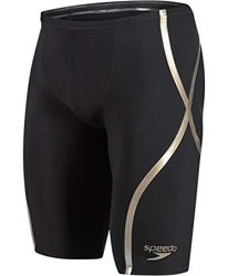 Speedo Fastskin Lzr Racer X High Waist Jammer Bañador de Competición Largo, Hombre, Negro (Black/Gold), 22 características